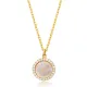 Mother of Pearl CZ Stone New Trend Charm Necklace Jewelry Turkish Wholesale 925 Sterling Silver Mother of Pearl CZ Stone New Trend Charm Necklace Jewelry Turkish Wholesale 925 Sterling Silver