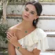 Malachite CZ Oval 925 Sterling Silver Necklace