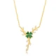 Handcrafted Clover 925 Sterling Silver Necklace - Sade 925 Silver Jewelry