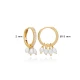 Minimalist Pearl 925 Sterling Silver Earrings