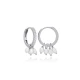 Minimalist Pearl 925 Sterling Silver Earrings