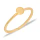 Round Adjustable Plain 925 Sterling Silver Ring