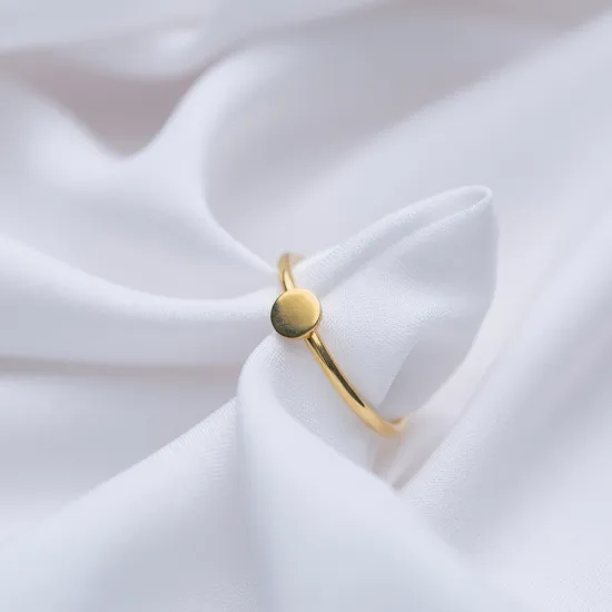 Round Adjustable Plain 925 Sterling Silver Ring