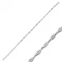 Geometric Shiny CZ Chain 925 Sterling Silver Bracelet