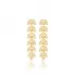 Palm Long Earrings in 925 Sterling Silver