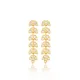 Palm Long Earrings in 925 Sterling Silver Palm Long Earrings in 925 Sterling Silver