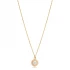 White Opal Round Tiny 925 Sterling Silver Necklace