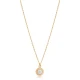 White Opal Round Tiny 925 Sterling Silver Necklace White Opal Round Tiny 925 Sterling Silver Necklace