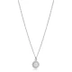 White Opal Round Tiny 925 Sterling Silver Necklace White Opal Round Tiny 925 Sterling Silver Necklace