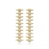 Spike Rivet Long 925 Sterling Silver Earrings