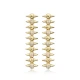 Spike Rivet Long 925 Sterling Silver Earrings | 925 Sterling Silver Wholesale | Sade Silver Spike Rivet Long 925 Sterling Silver Earrings - Sade 925 Silver Jewelry
