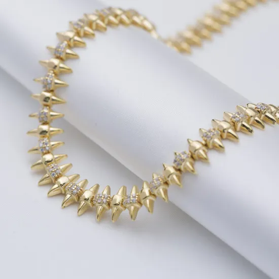 Spike Rivet 925 Sterling Silver Necklace Spike Rivet 925 Sterling Silver Necklace