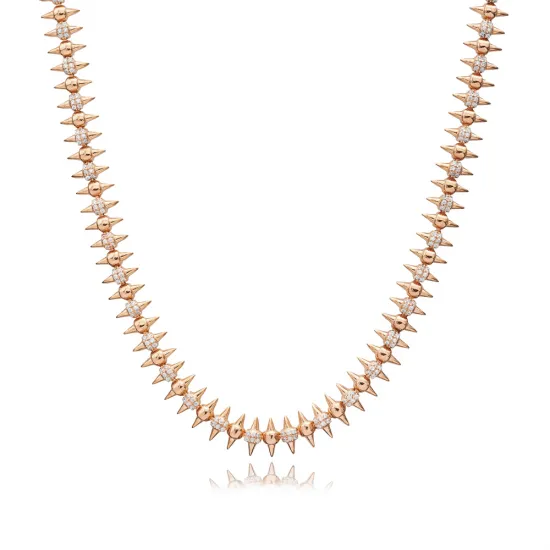 Spike Rivet 925 Sterling Silver Necklace Spike Rivet 925 Sterling Silver Necklace