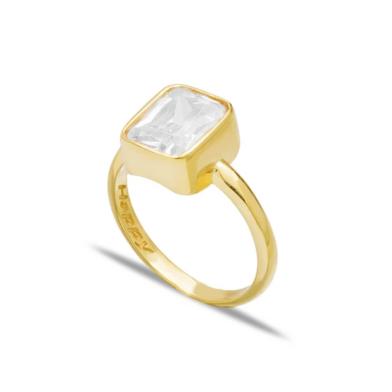 CZ Square Shape Cluster 925 Sterling Silver Ring | 925 Sterling Silver Wholesale | Sade Silver CZ Square Shape Cluster 925 Sterling Silver Ring - Sade 925 Silver Jewelry