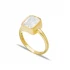 CZ Square Shape Cluster 925 Sterling Silver Ring