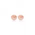 Shell Design Tiny Silver Stud Earrings