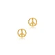 Piece Sign Tiny 925 Sterling Silver Earrings Piece Sign Tiny 925 Sterling Silver Earrings