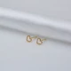 Tiny Hollow Heart 925 Sterling Silver Earrings Tiny Hollow Heart 925 Sterling Silver Earrings