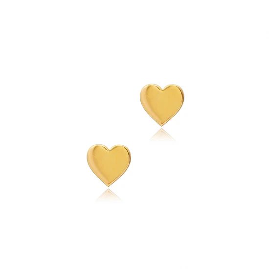 Turkish Heart Tiny 925 Sterling Silver Earrings