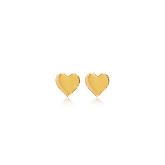 Turkish Heart Tiny 925 Sterling Silver Earrings