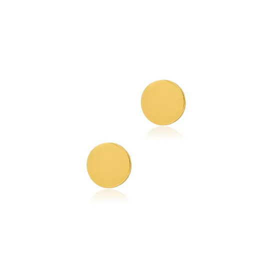 Plain Round Tiny 925 Sterling Silver Earrings Plain Round Tiny 925 Sterling Silver Earrings