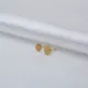 Plain Round Tiny 925 Sterling Silver Earrings Plain Round Tiny 925 Sterling Silver Earrings