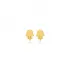 Hamsa Tiny 925 Silver Stud Earrings