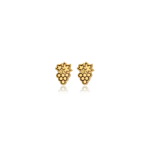 Turkish Grape Tiny 925 Sterling Silver Earrings
