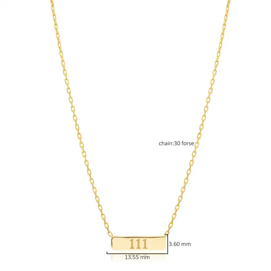 Plain Tag Charm 925 Sterling Silver Pendant