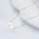 Plain Tag Charm 925 Sterling Silver Pendant