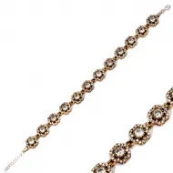 Clear CZ Square Shape Turkish Authentic Wholesale Bracelet
