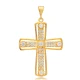 Turkish CZ Cross 925 Sterling Silver Pendant Turkish CZ Cross 925 Sterling Silver Pendant