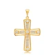 Turkish CZ Cross 925 Sterling Silver Pendant Turkish CZ Cross 925 Sterling Silver Pendant