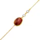 Tiger Eye Quartz Oval Bezel Chain 925 Silver Bracelet Tiger Eye Quartz Oval Bezel Chain 925 Silver Bracelet