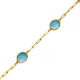 Aquamarine Quartz Three Oval Bezel 925 Silver Bracelet Aquamarine Quartz Three Oval Bezel 925 Silver Bracelet