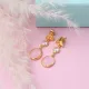 Pink Quartz Oval 925 Silver Stud Earrings Pink Quartz Oval 925 Silver Stud Earrings