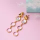 Pink Smoke Quartz 925 Sterling Silver Earrings Pink Smoke Quartz 925 Sterling Silver Earrings