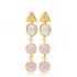 Pink Smoke Quartz 925 Sterling Silver Earrings