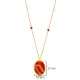 Tiger Eye Quartz Oval Beaded Chain 925 Silver Necklace Tiger Eye Quartz Oval Beaded Chain 925 Silver Necklace