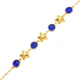 Sapphire Quartz Star Chain 925 Sterling Silver Bracelet | 925 Sterling Silver Wholesale | Sade Silver Sapphire Quartz Star Chain 925 Sterling Silver Bracelet - Sade 925 Silver Jewelry