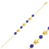 Sapphire Quartz Star Chain 925 Sterling Silver Bracelet