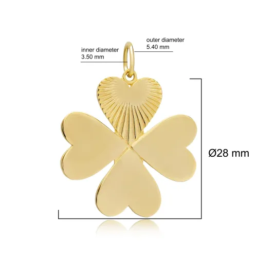Four Leaf Clover Plain 925 Sterling Silver Necklace Four Leaf Clover Plain 925 Sterling Silver Necklace