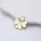 Four Leaf Clover Plain Silver Jewelry Charm