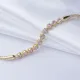Pink CZ Heart 925 Sterling Silver Bracelet Pink CZ Heart 925 Sterling Silver Bracelet