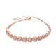 Pink CZ Heart 925 Sterling Silver Bracelet Pink CZ Heart 925 Sterling Silver Bracelet