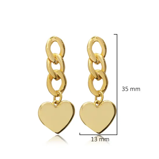 Plain Heart Design Silver Stud Earrings Plain Heart Design Silver Stud Earrings