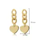 Plain Heart Design Silver Stud Earrings Plain Heart Design Silver Stud Earrings