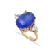 Sapphire CZ Oval Silver Cluster Women Ring Sapphire CZ Oval Silver Cluster Women Ring