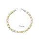 Pear Shape Citrine CZ Stones Sterling Silver Tennis Bracelet Pear Shape Citrine CZ Stones Sterling Silver Tennis Bracelet