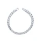 Round Shape CZ Stones Tennis Sterling Silver Bracelet Round Shape CZ Stones Tennis Sterling Silver Bracelet